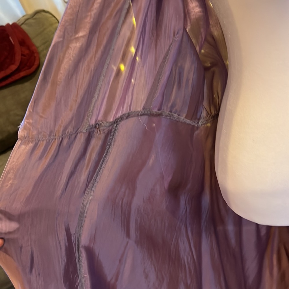 Lavender Silk Wrap Jacket/Dress Full Length - Picture 5 of 16